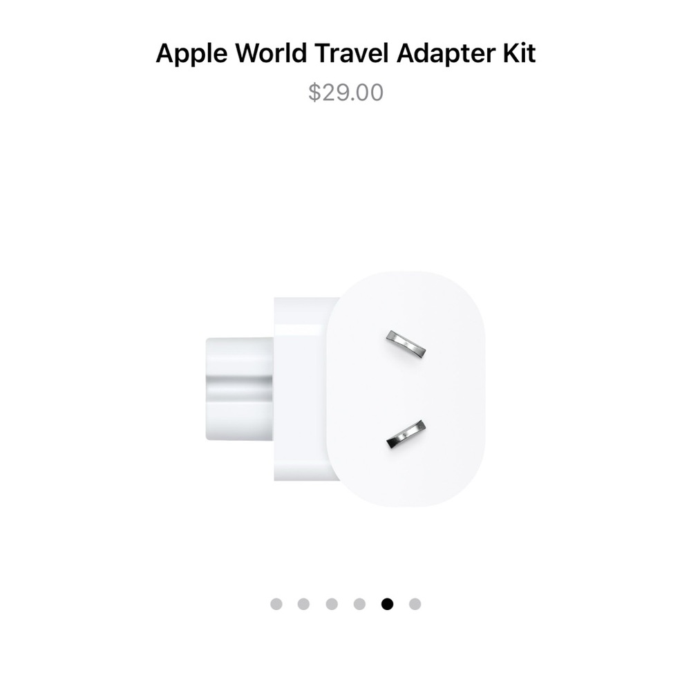 Apple World Travel Adapter Kit - Picture 5 of 6
